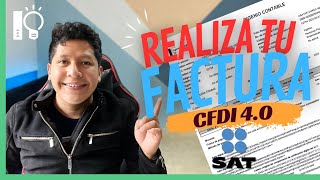 Como emitir un CFDI 4.0 en el portal del SAT | Factura Fácil Gratis SAT 2023 | IngenioContable 💡