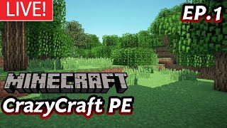 Crazy Craft 4.0 Minecraft PE 1.14 : เริ่มเล่นงงๆกับโลกที่เเสนชวนงง screenshot 1