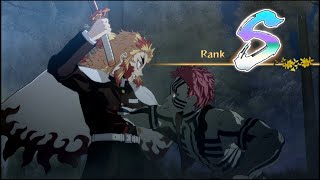 Rengoku vs Akaza S Rank - Demon Slayer Hinokami Chronicles