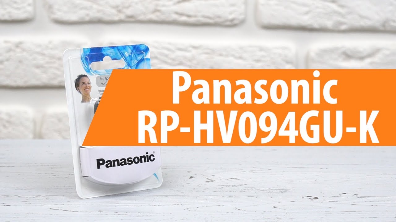 Распаковка Panasonic RP-HV094GU-K / Unboxing Panasonic RP-HV094GU-K
