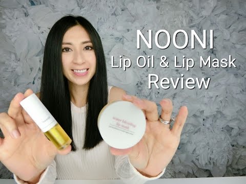 nooni-lip-oil-&-lip-mask-first-impression-|-memebox-review-|-minimalist-style