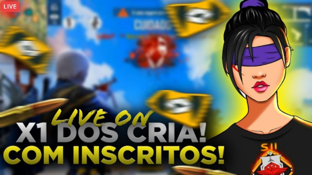 🎮 FREE FIRE - AO VIVO 🔴 SALA PERSONALIZADA 🔥 X1 DOS CRIAS COM INSCRITOS!, LIVE ON