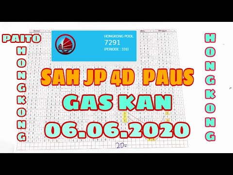 Sah Tembus 4 Angka Result 7291 Tarikan Paito Hk 06 06 2020 Langsung Jackpot Youtube