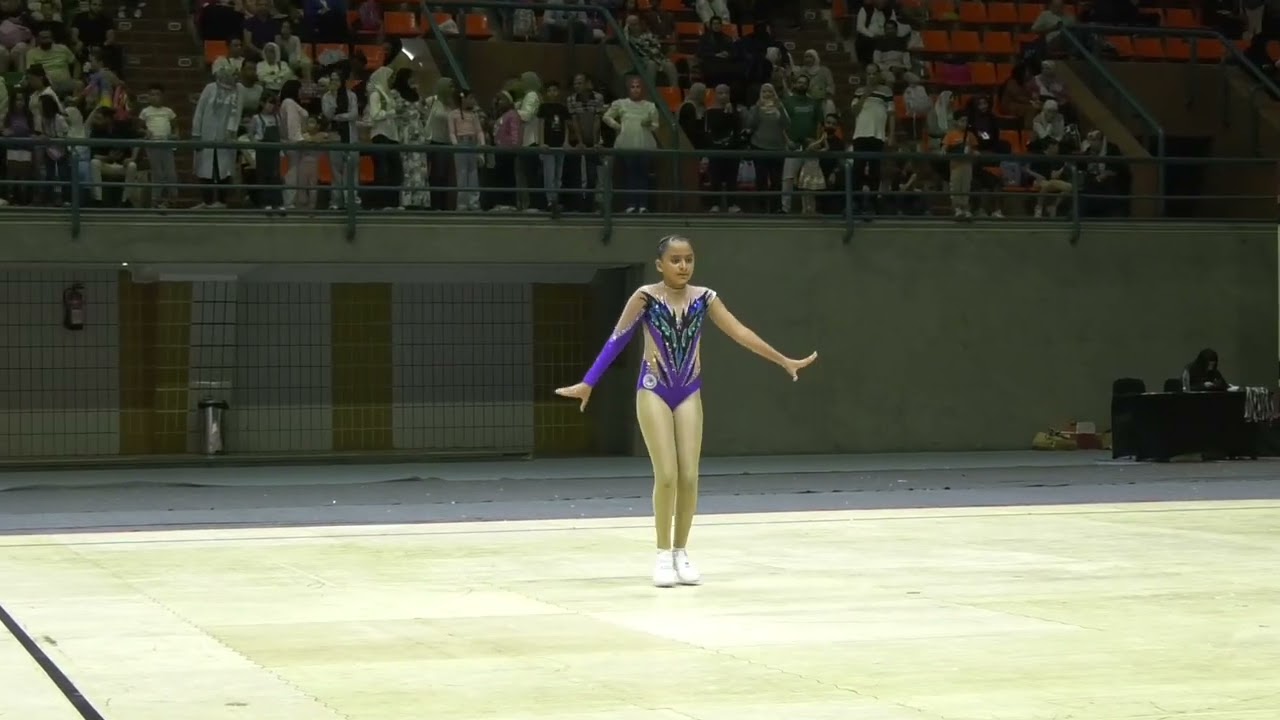 البطلة بيري تحت 11سنه في بطولة كأس مصر وحصولها على المستوي اول سيزون 2026 #aerobic 