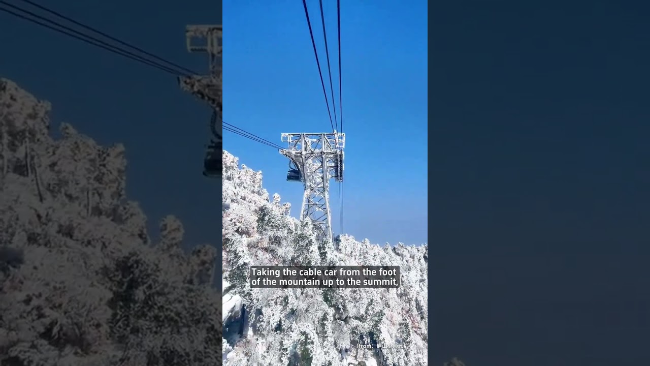 Snow Magic in Mount Lu! A Fairytale Winter Wonderland in China!