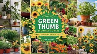 Green Thumb Beginner's Guide: Start Your Home Garden Today!
