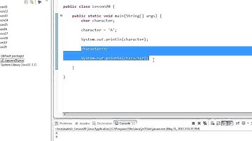 Mastering Java Programming(Section 20 -The Character Data Type)