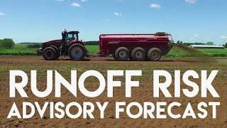 The Runoff Risk Advisory Forecast