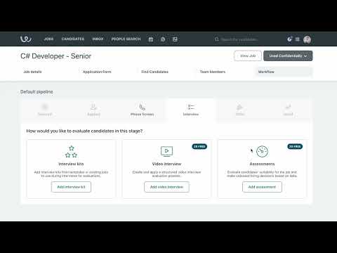 CodinGame Screen on Workable