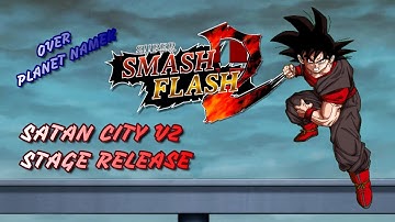 SSF2 MODS STAGE Dragon Ball [ SATAN CITY V2 ] RELEASE