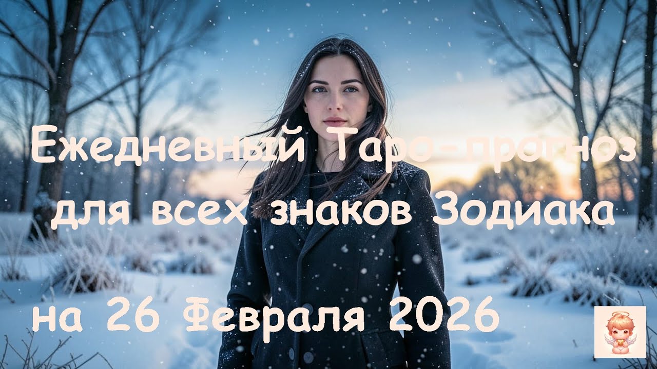 Таро-прогноз 🔮 на 26 Февраля 2026 года для всех знаков зодиака | Ежедневный гороскоп Таро