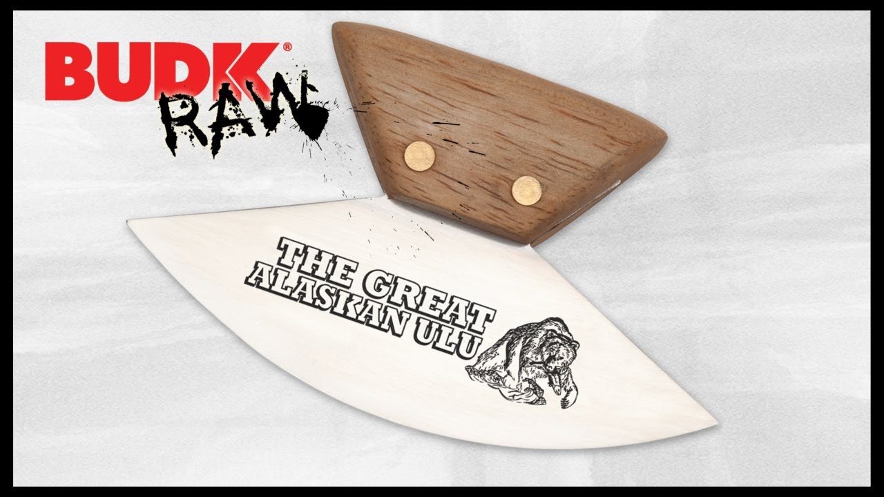 Ridge Runner Alaskan ULU Knife with Stand YouTube