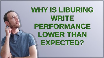 Why is liburing write performance lower than expected?