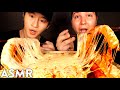 ASMR CHEESY NUCLEAR FIRE GIANT RICE CAKES with NIKOCADO AVOCADO (No Talking)