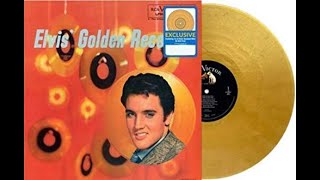 ELVIS PRESLEY GOLDEN RECORDS BY RCA VICTOR HOUND DOG JAILHOUSE ROCK PLAYED ON  VICROLA RECORD PLAYER