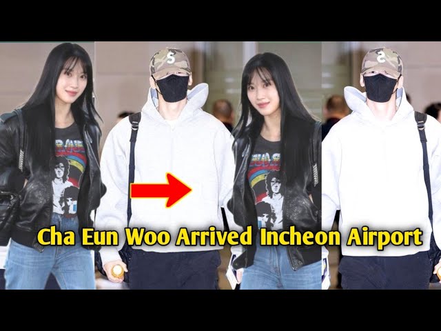 Fans Go Wild As Evidence found Cha Eun Woo And Mun Ka Young Spotted at Incheon Airport from Mexico class=