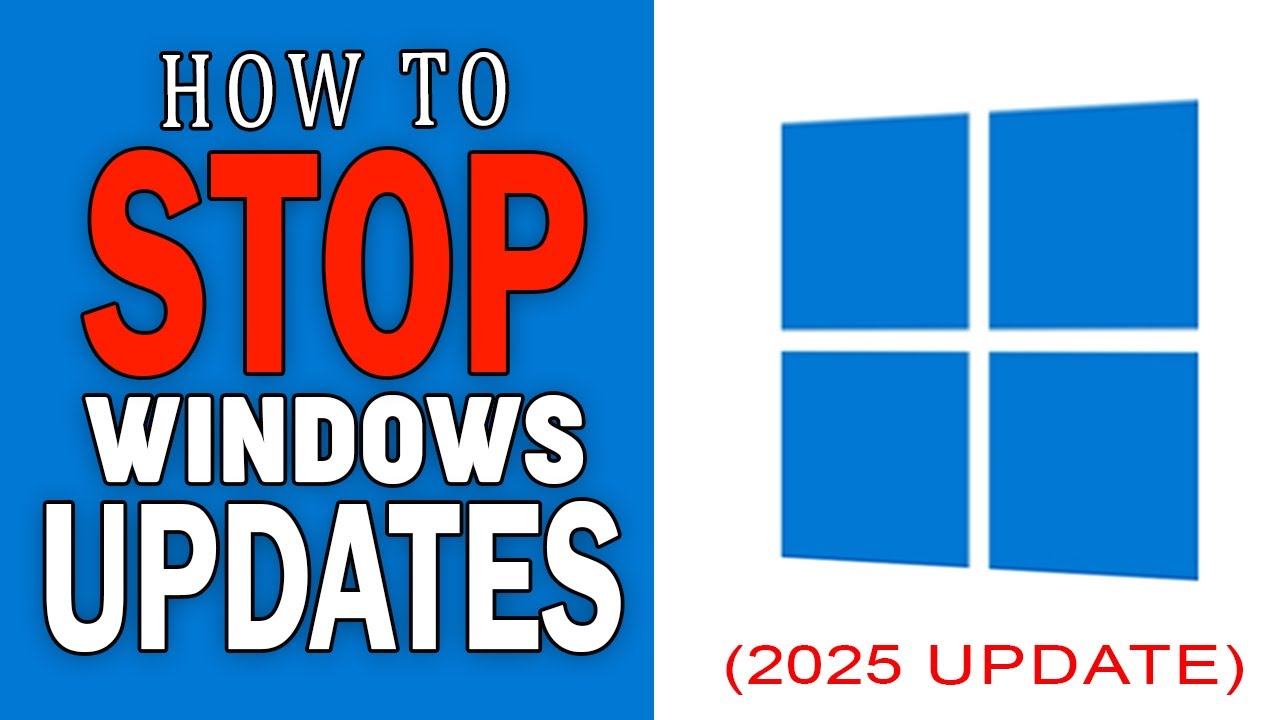 How to stop Windows 10 and 11 Automatic updates 2025 tricks! - YouTube