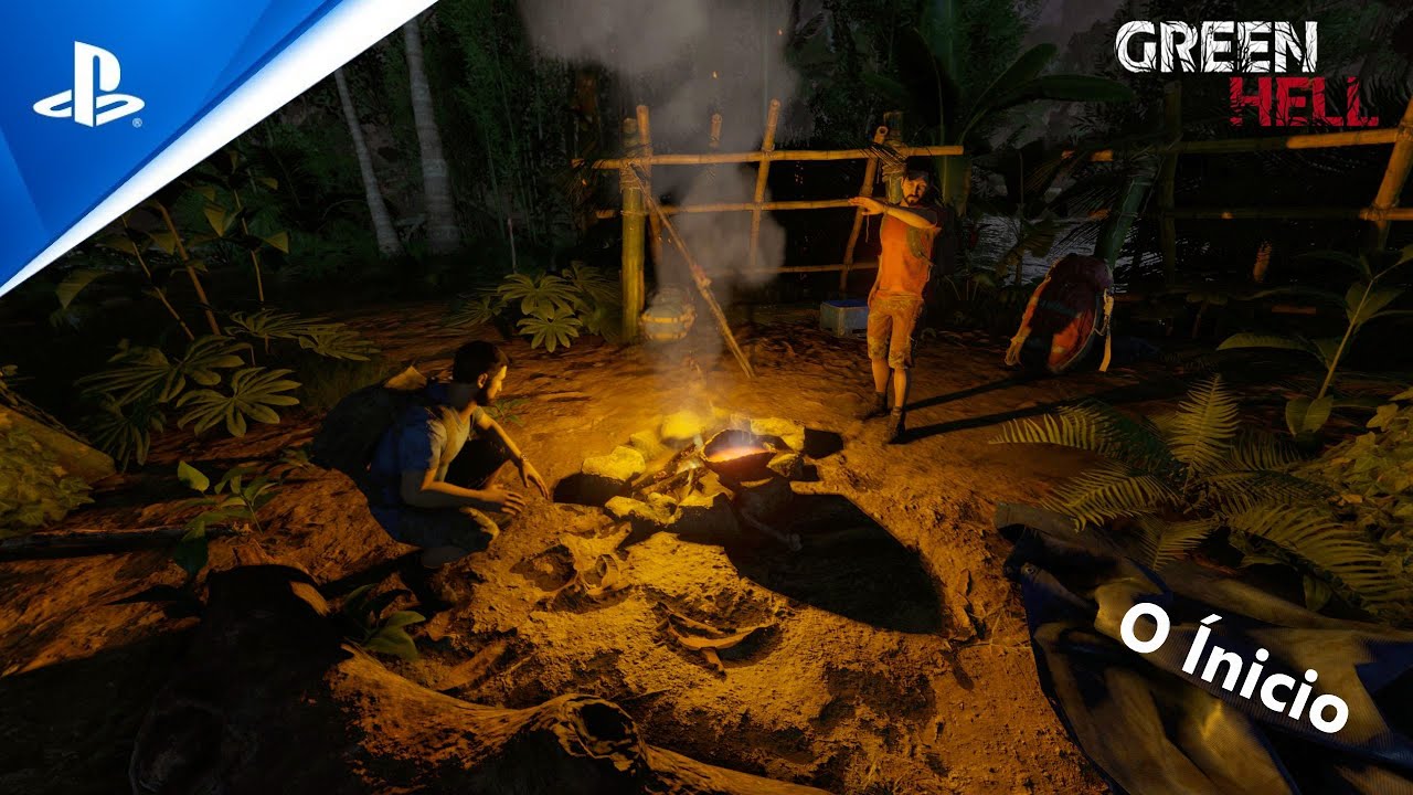 GREEN HELL - ÍNICIO ROLE PLAY - TUTORIAL FEAT.FABÃO | #1 PS4 BASE LEGENDADO PT-BR