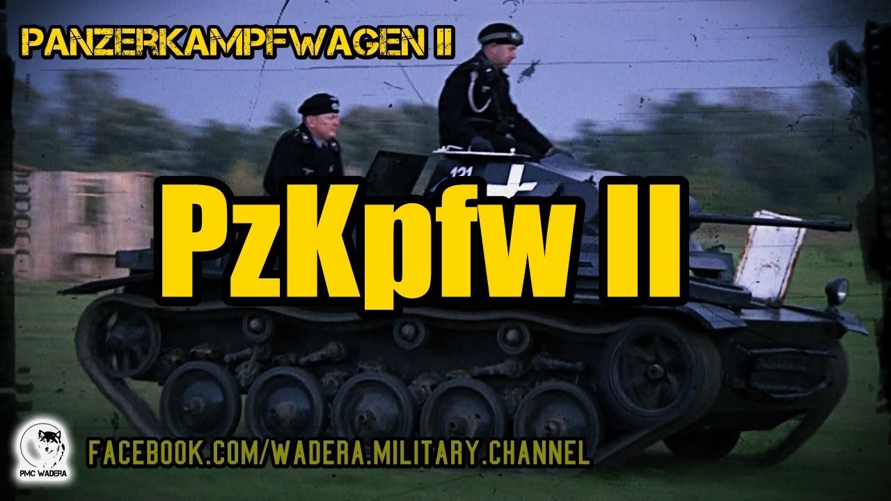 PzKpfw II (Panzerkampfwagen II) Sd.Kfz.121 tank (niemiecki czołg) 1935 - 1944 (replica)