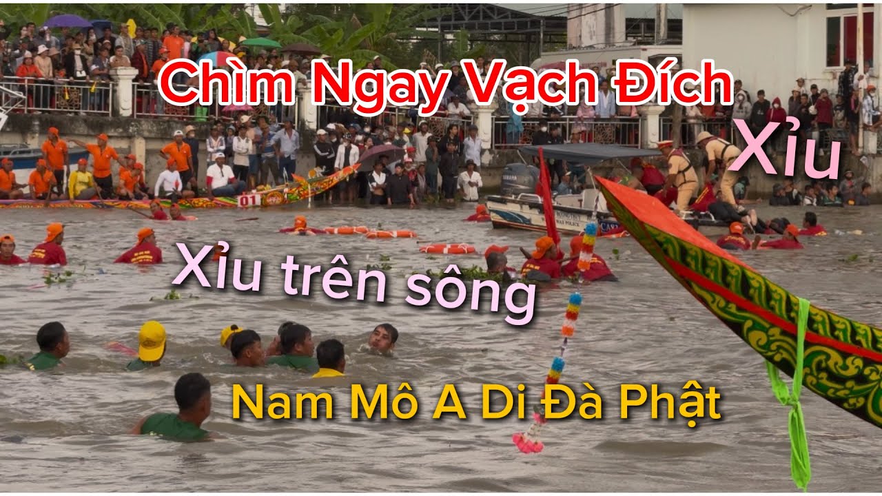 Chìm ngay vạch đích - Xỉu trên sông#duaghengosoctrang #đuaghengo #dulich65