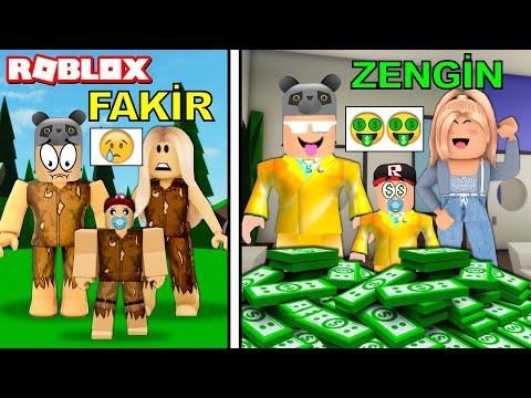 Ailecek Hem Fakir Hemde Zengin Olduk - Panda ile Roblox Brookhaven