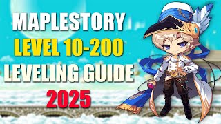Maplestory Leveling Guide 10- 200 Regular & Reboot | 2025 | GMS