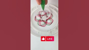 ⭕What does this pattern resemble?🤔 Design Ruler ❤️Small ruler, big wisdom #spirograph #art #trending