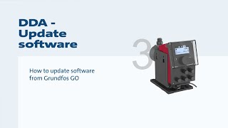 How to update software from Grundfos GO
