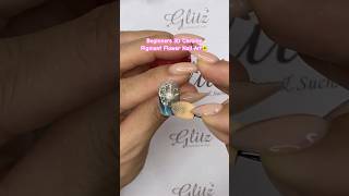 Beginners 3D Chrome Pigment Flower Nail Art🌼Full Tutorial Available Now📺