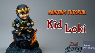 Marvel United Multiverse Kid Loki Painting  | Miniature Painting Guide E26