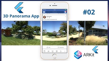 Augmented Reality in Flutter - Flutter 2 ARKit Tutorial 02 - AR Panorama 360 Image Camera App Course