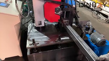 【Step beam】Linbay Machinery- Step Beam Roll Forming Machine gearbox drive