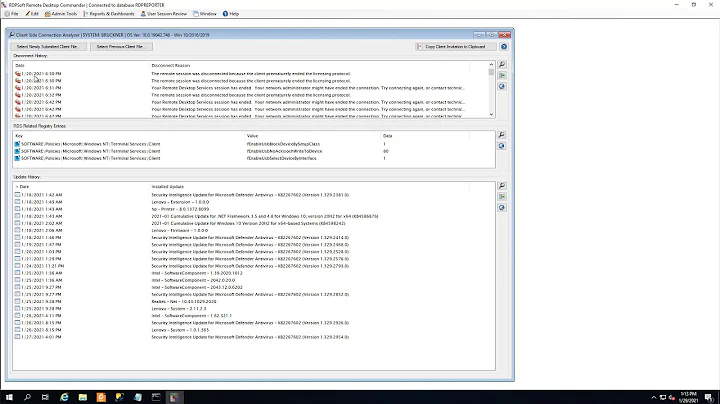 Troubleshooting RDP Disconnects