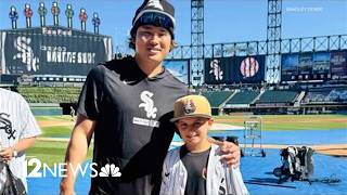 Valley kid meets White Sox star after selling rare baseball card for almost $75,000