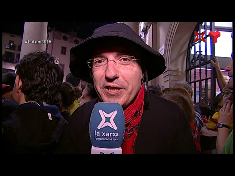 La Patum 2016 - "Retransmissió del salt de Plens"  (26-5-2016)