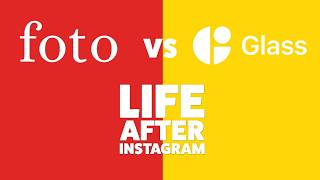 Foto против Glass — приложения для обмена фотографиями нового поколения для мира после Instagram. screenshot 1