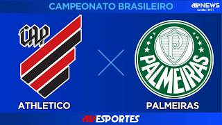 🔴#LIVE: Athletico vs. Palmeiras | JOVEM PAN NEWS CURITIBA | 10/17/2026 | #BRASILEIRÃO #SERIEA