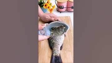 🐟🧑‍🍳How to Effortlessly Scale Fish with this Amazing Fish Scaler!