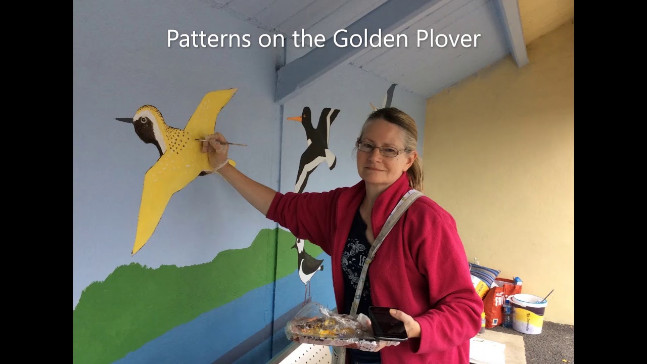 MaeveOKeeffe Bird Mural Glounthaune Railway Station