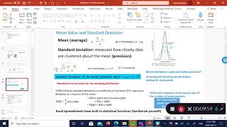 Basic introduction to statistics in chemical analysis