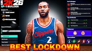 BEST NBA 2K26 LOCKDOWN BUILDs are UNFAIR! 🔒 Clamps Everyone – Best Lockdown Builds NBA2K26!