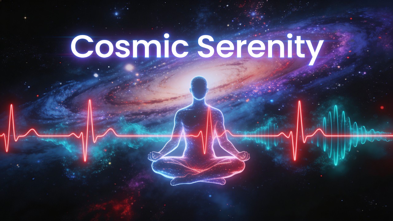 Floating Through Stardust 🌌 Deep Space & Rhythmic Heartbeat (3 Hours)