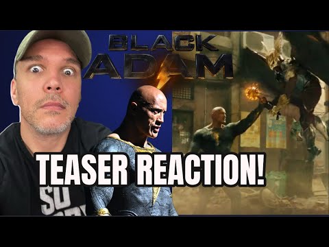 Black Adam teaser San Diego Comic Con (2022, Dwayne Johnson)