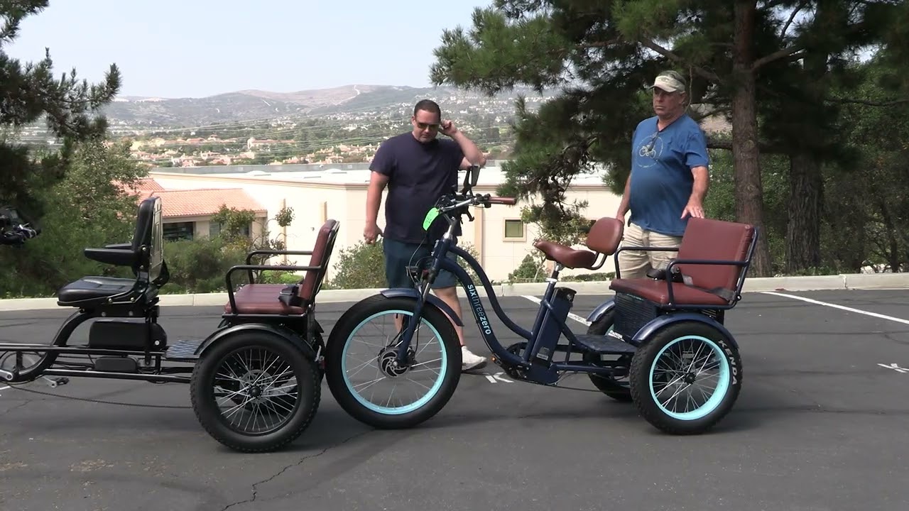 Can these EBike Rickshaws Fit a 6'4" Passenger? Which Rickshaw Has More Legroom?