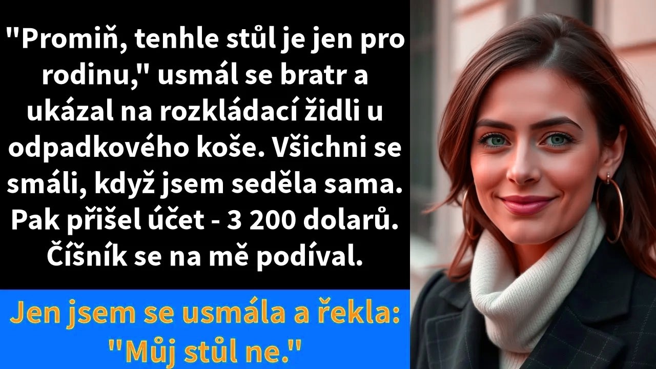 „Nikdy nezapomenu na ten okamžik, kdy moje vlastní sestra vytáhla na večeři účet za padesát pět tisíc dolarů a řekla mi, že je to moje rodinná povinnost to zaplatit. Všichni u stolu ztichli, máma...