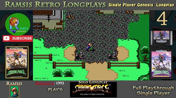 Shining Force | 1993 | GEN | Episode 4 | Full Playthrough and Let