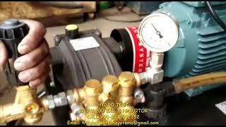 High Pressure Washer/ Triplex Plunger Pump/200 Bar Hydro Test