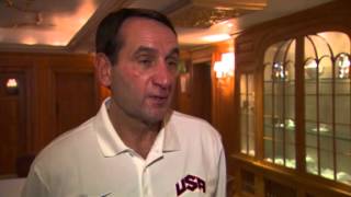 Coach K. on Win Against Tunisia+ Link Game Highlights