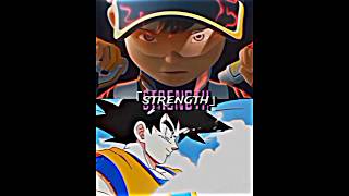 boboiboy (supra) vs goku (base) ll requested by @babyviralfashion-o3l. #shorts #viral #anime #boboiboy