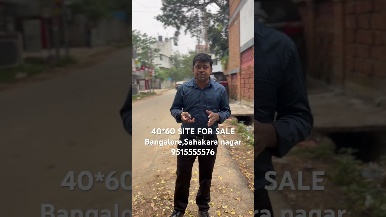 40*60 OPEN SITE FOR SALE BANGALORE CITY || SAHAKAR NAGAR